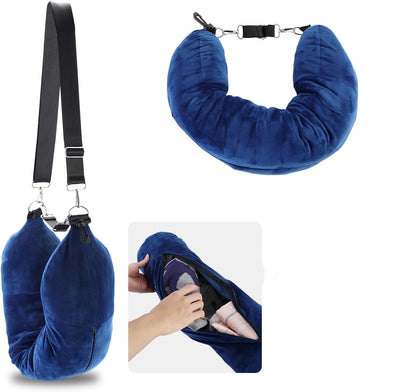 Almohada Cervical Rellenable Multifuncional para Viajes - Image 7