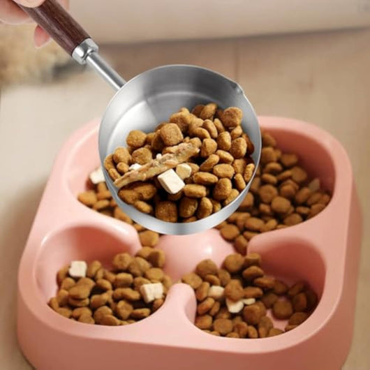 Cucharón Medidor para Alimento de Mascotas Acero Inoxidable 304 con Mango de Madera - Image 6