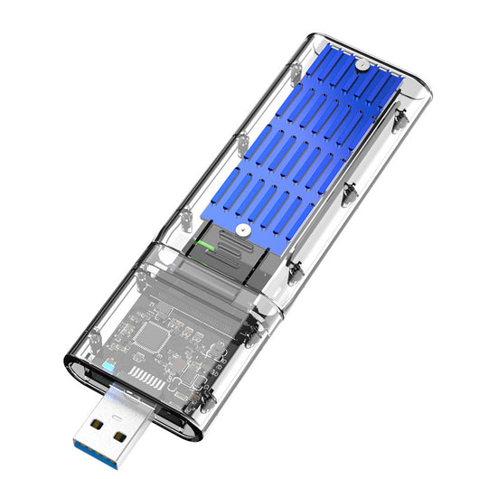 Caja Protectora para Disco Duro Móvil USB - Diseño Transparente y Creativo - Image 8