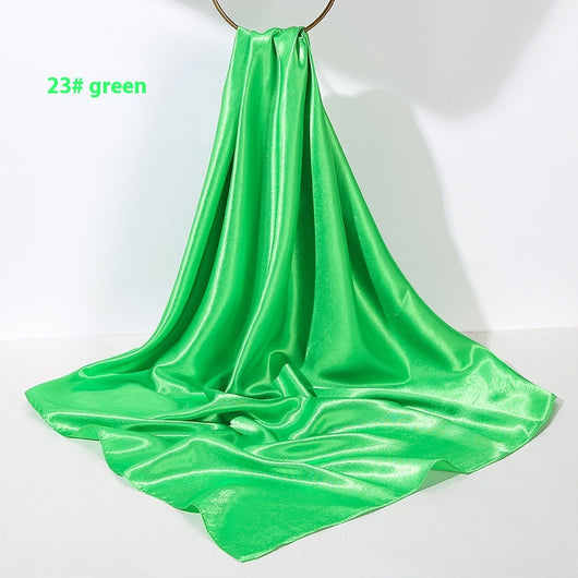 Pañuelo de Seda Artificial 90cm Satinado Brillante - Elegancia Pura - Image 26