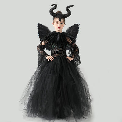 Vestido de Malla Negro para Niñas - Disfraz de Presentación - Image 6