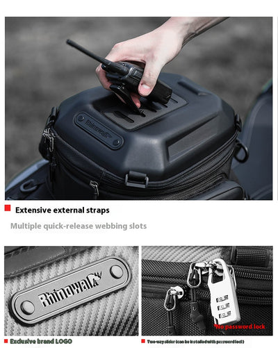 Mochila Expandible 15L para Motocicleta con Carcasa Rígida - Image 11