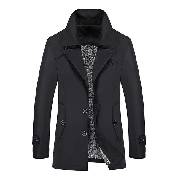 Abrigo Ejecutivo Premium en Terciopelo para Hombre Talla Grande