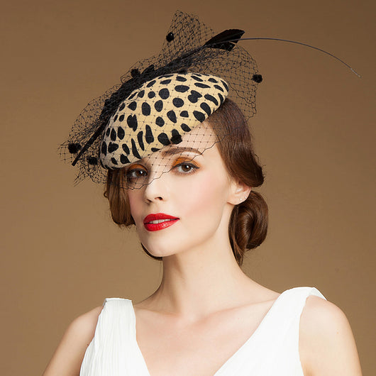 Gorro de Lana Estampado Leopardo - Versátil y Elegante