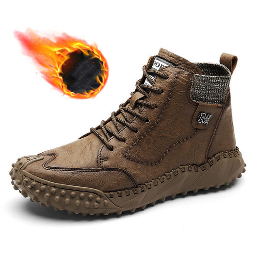 Botas Altas de Algodón para Hombre Talla Grande con Forro Cálido - Image 6