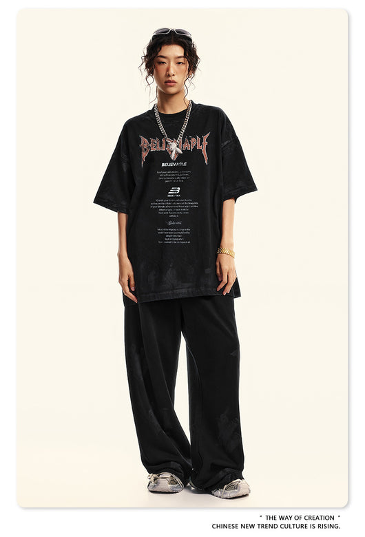 Playera de Carreras con Letras para Hombre - Image 9