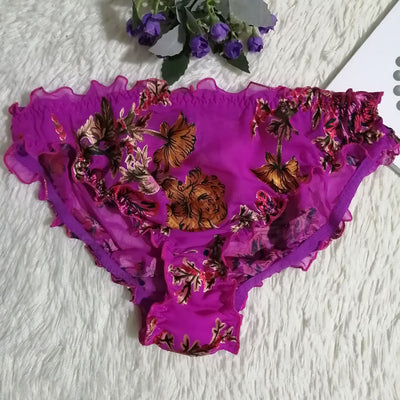 Braguitas Sexy de Seda Translúcida Triángulo para Mujer - Image 7