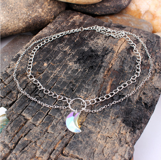 Collar Clavícula Luna de Cristal - Image 8