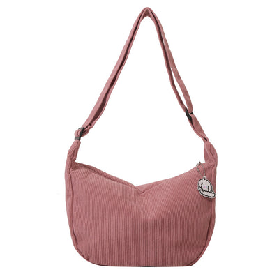 Bolsa Bandolera Artística Pana Un Hombro - Diseño Versátil para Estudiantes - Image 2