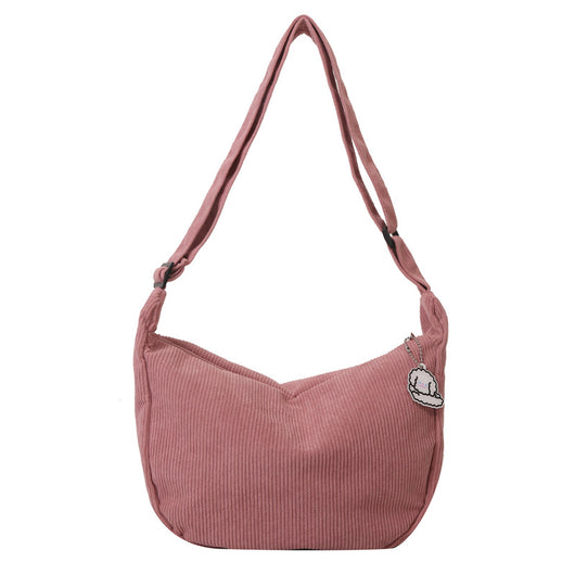 Bolsa Bandolera Artística Pana Un Hombro - Diseño Versátil para Estudiantes - Image 2