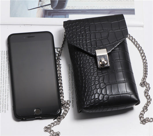 Bolso Cinturón de Cuero PU Versátil con Patrón Moderno - Image 4