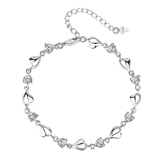 Pulsera del Amor en Cristal Zircón y Amatista - Image 2
