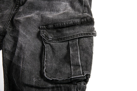 Pantalones Vaqueros con Roturas en Rodillas y Aberturas en Tobillos - Image 2