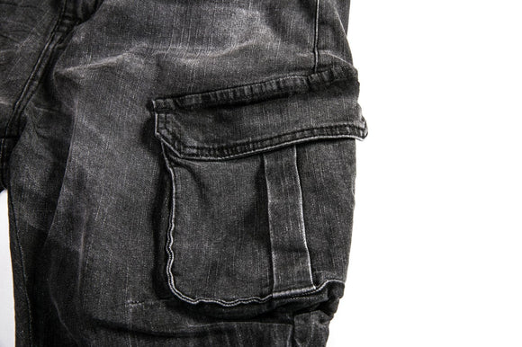 Pantalones Vaqueros con Roturas en Rodillas y Aberturas en Tobillos