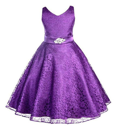 Vestido de Encaje para Niñas - Disfraz Elegante Infantil - Image 8