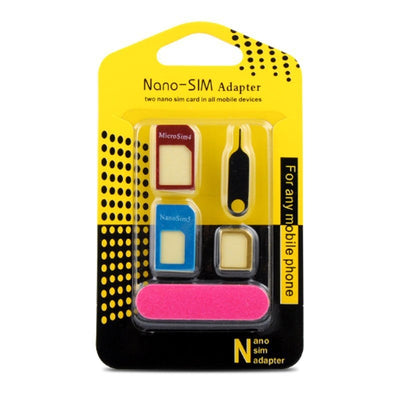 Adaptador de SIM de Aluminio - Set de 5 Piezas Convertidor Nano a Micro SIM - Image 6