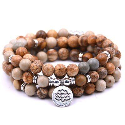 Pulsera Buddha de Plata con Cuentas de Loto - Yoga y Espiritualidad - Image 21