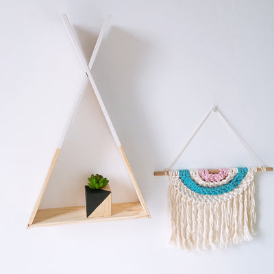 Tapiz Tejido a Mano en Algodón con Borlas Decorativas - Image 3