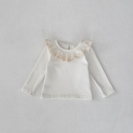 Blusa Base de Encaje Versátil para Niña - Image 6