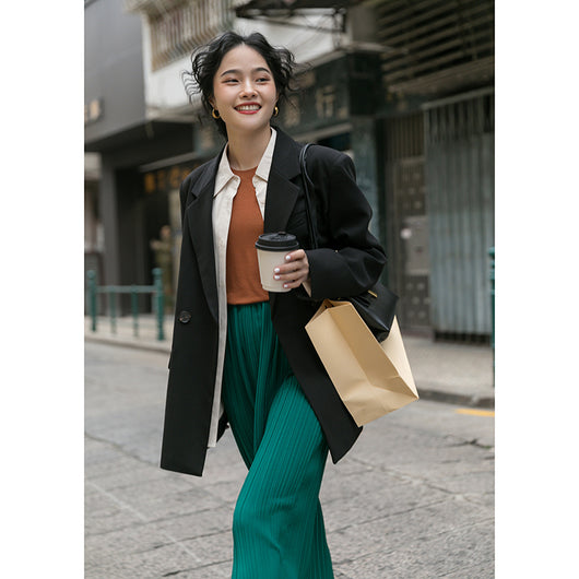 Blazer Ejecutivo Primavera-Otoño Diseño Exclusivo para Mujer - Image 12