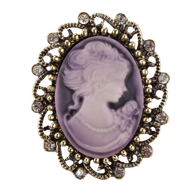 Broche Retro de Belleza con Diamantes - Image 8