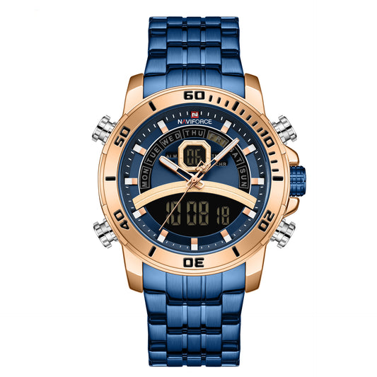 Reloj de Acero Inoxidable NAVIFORCE - Cuarzo Resistente