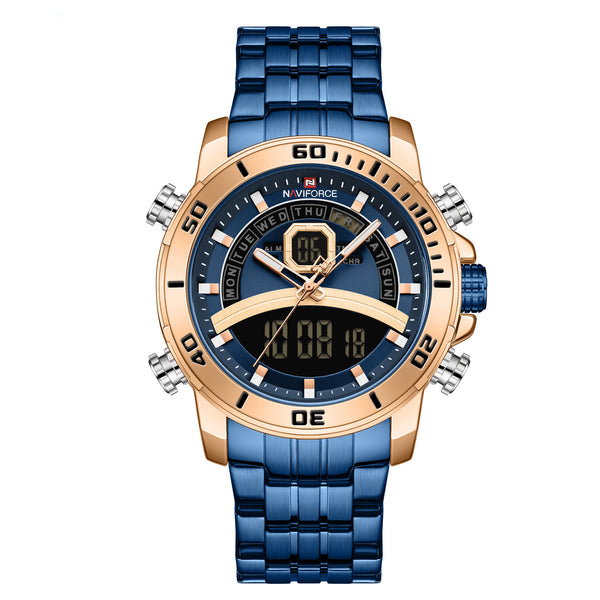Reloj de Acero Inoxidable NAVIFORCE - Cuarzo Resistente