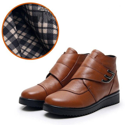 Botas Martin Casuales de Cuero y Suela Blanda para Mujer - Image 16