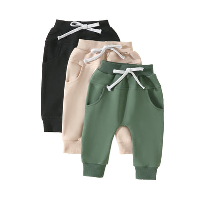 Pantalón de Tres Piezas Color Sólido - Image 3