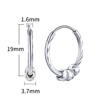 Aretes de Plata 925 Pequeños - Elegancia Minimalista