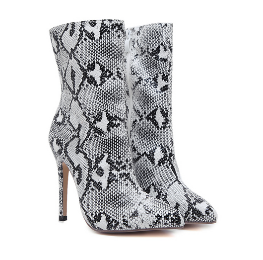 Botas Stiletto Serpiente Puntiagudas Sexy para Mujer - Image 7