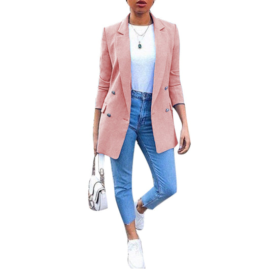 Saco Blazer con Solapa de Pico - Image 9