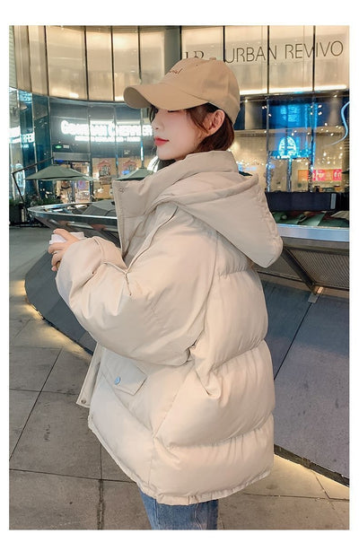Abrigo Acolchado Estilo Coreano Suelto para Otoño Invierno - Image 13