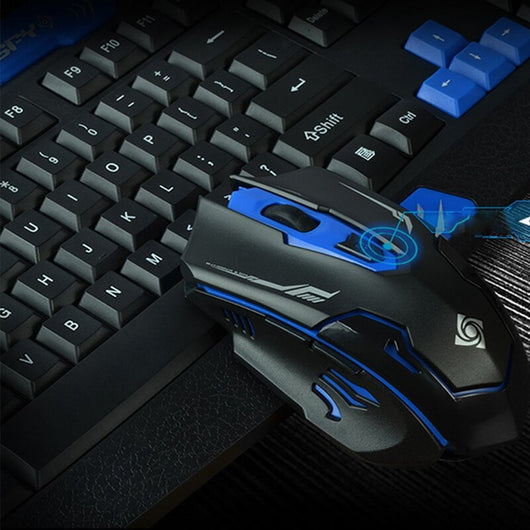 Combo Teclado y Ratón Inalámbrico Gaming 2.4GHz - Ergonómico, Resistente al Agua - Image 4