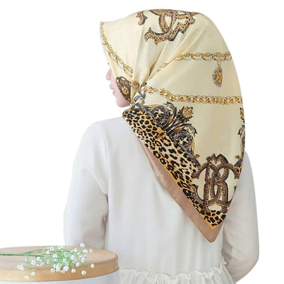 Pañuelo Estampado Leopardo Grande - Accesorio Versátil - Image 82