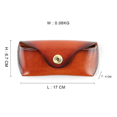 Estuche Retro de Cuero para Gafas de Sol - Image 4
