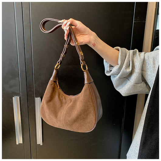 Bolsa Crossbody Retro Versátil con Textura Abrasiva - Image 9
