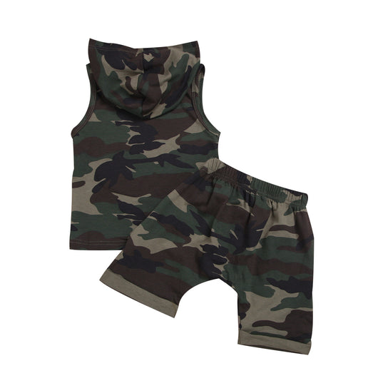 Traje sin Mangas con Capucha para Niño - Diseño Camuflaje - Image 6
