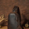 Bolsa de Pecho Vintage en Cuero para Hombre