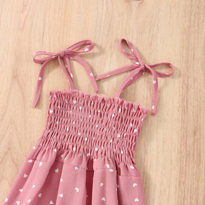 Enterizo Infantil con Tirantes Elásticos y Estampado de Corazones - Image 18
