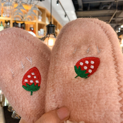 Guantes Térmicos para Ciclismo Mujer con Forro de Terciopelo - Diseño Fresa - Image 2