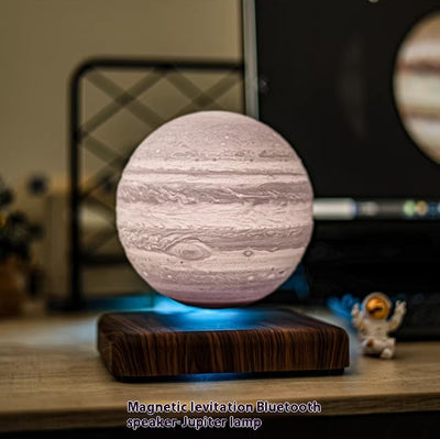 Parlante Bluetooth con Planeta Flotante Magnético - Image 11