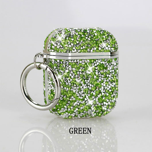 Estuche de Auriculares Bluetooth de Lujo con Incrustaciones de Diamantes - Image 6