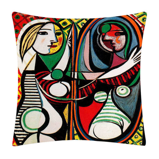 Funda de Almohada con Diseño Cartoon Pintado - Image 9