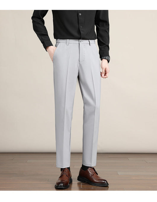 Pantalón de Vestir Hombre Coreano Corte Drop-crotch Tendencia - Image 22