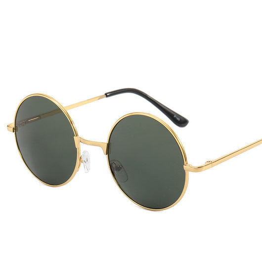 Gafas de Sol Retro Marco Redondo para Hombre - Image 6