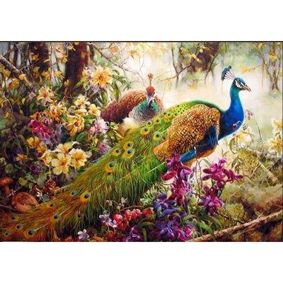 Pintura Artesanal de Pavo Real Pintada a Mano - Image 9