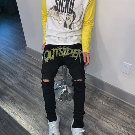 Jeans Rotos Negros para Hombre - Estilo Urbano Moderno - Image 12