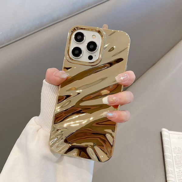 Funda para Celular con Patrón Plisado Tridimensional