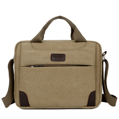 Bolsa Mensajera de Lona para Hombre con Correa Simple - Image 7